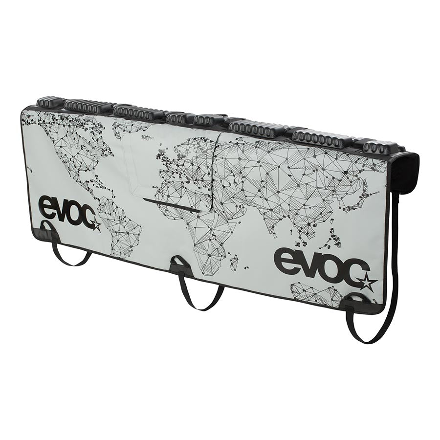 EVOC Tailgate Pad Curve, 136cm / 53.5'' wide, for mid-sized trucks, Stone