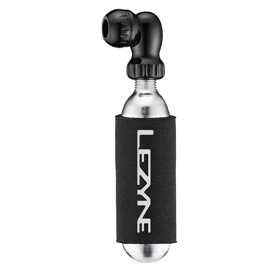 Lezyne CO2 Twin Speed Drive Inflator, Threaded, Presta, Schrader, Black, 1x16g