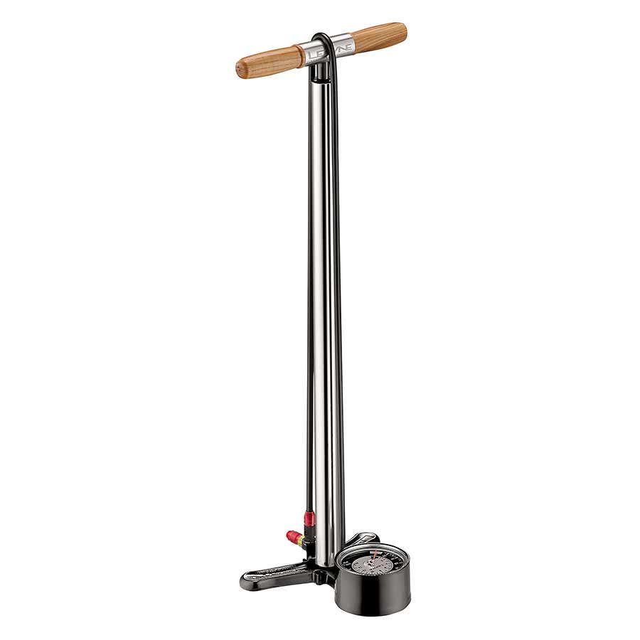 Lezyne Alloy Floor Drive Tall Pump, ABS-1 Pro Chuck, 220psi, Silver