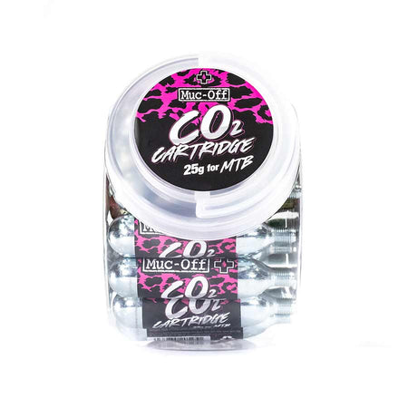 Muc-Off CO2 Refill MTB Cartridges, Threaded, 25pcs