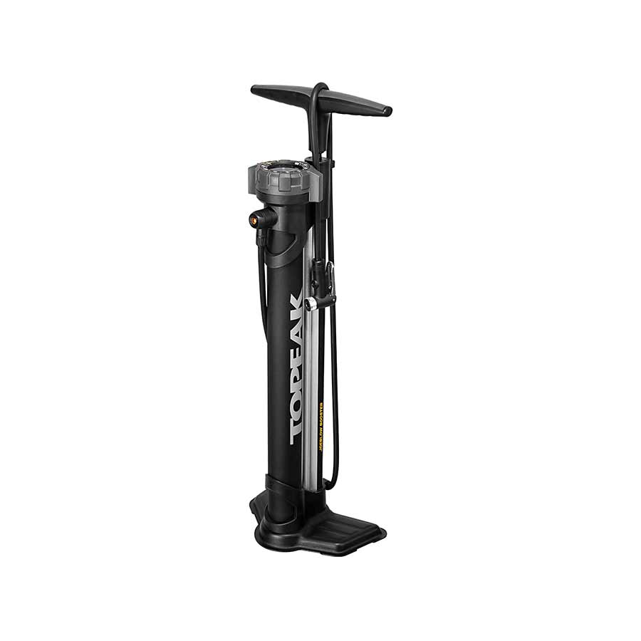 Topeak Joe Blow Booster Floor Pump, 160 PSI/11 BAR, w/SmartHead DX3, Floor Pump, SmartHead DX3, 160psi, Grey