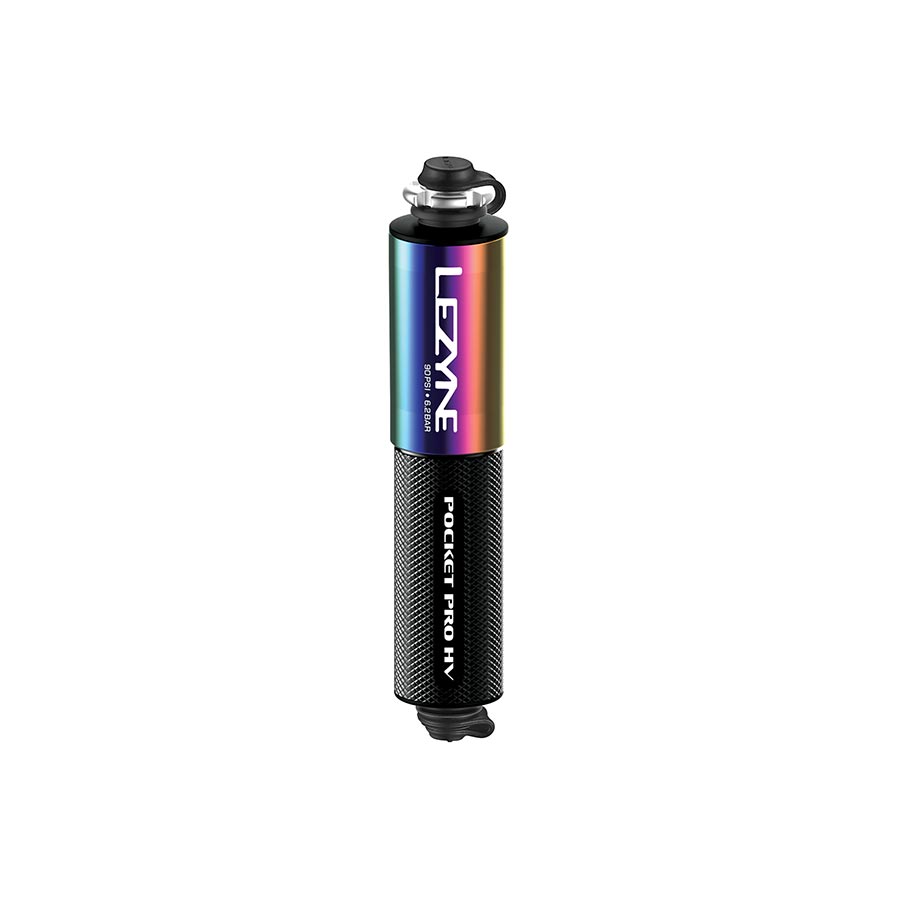 Lezyne Pocket Drive Pro HV Pump, 147mm, 90psi, ABS flip chuck, Multicolor