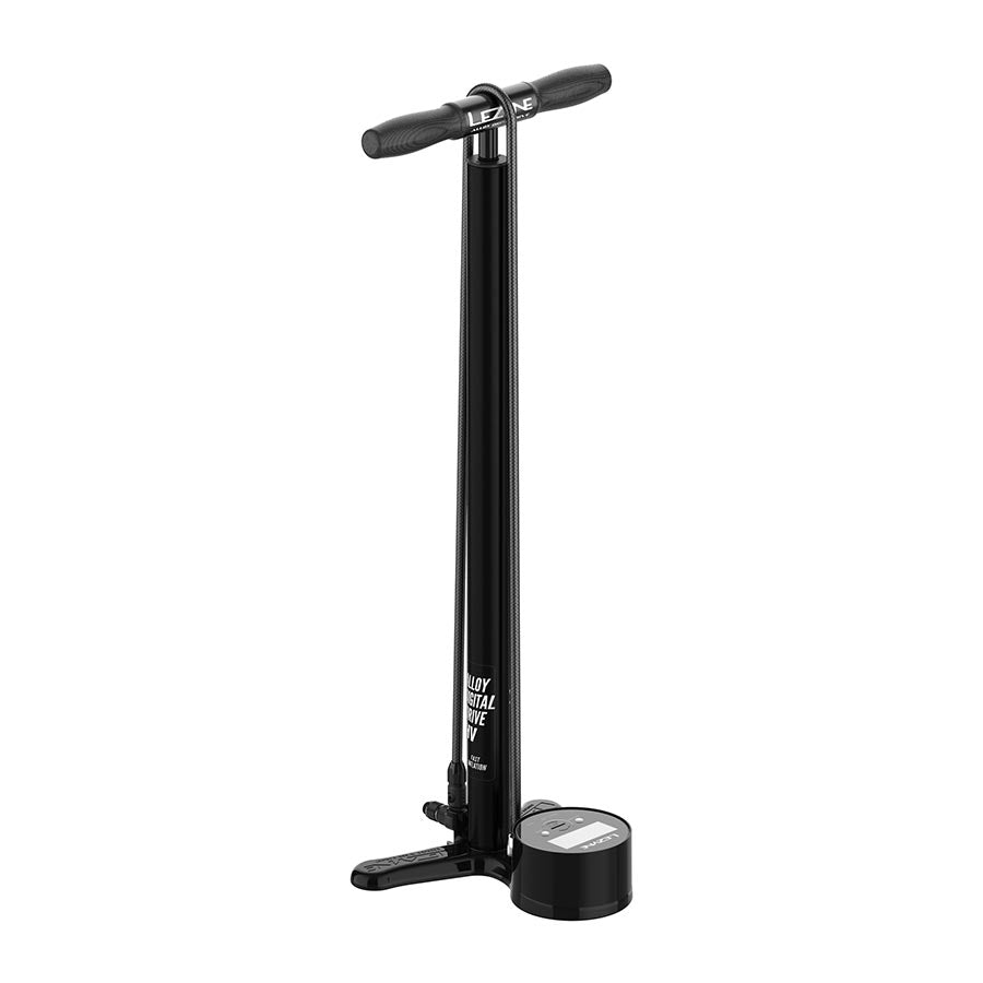 Lezyne Alloy Digital Floor Drive HV Pump, ABS-1 Pro, Satin Black