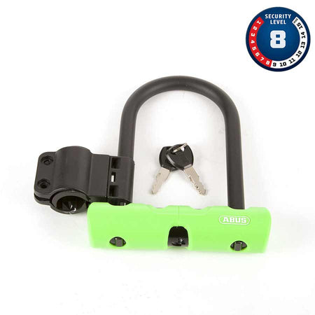 Abus Ultra 410 Mini Lock, 14.0cm x 15.0cm, 5.5'' x 5.9'', SH34, Green