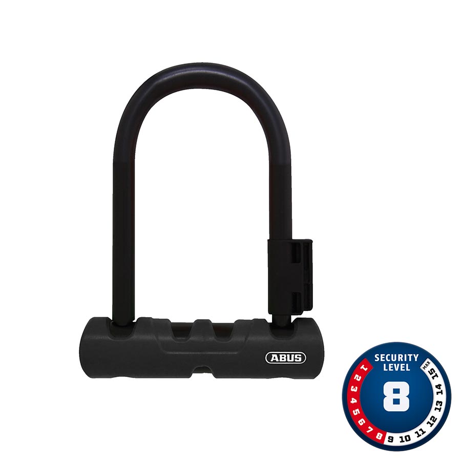 Abus Ultra 410 Mini Lock, 14.0cm x 15.0cm, 5.5'' x 5.9'', SH34, Black