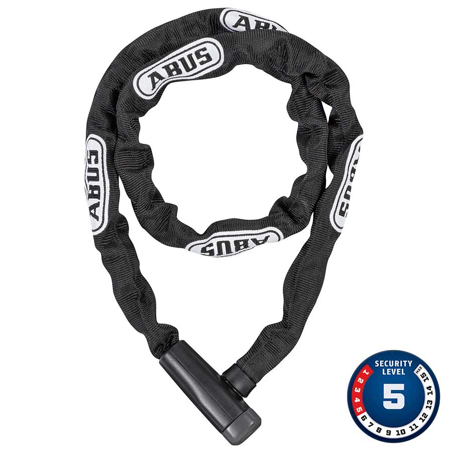 Abus Steel-O-Chain 5805K Lock, 75cm (5mm x 2.5'), Black