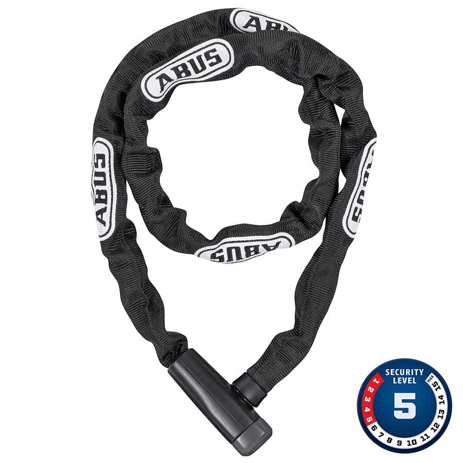 Abus Steel-O-Chain 5805K Lock, 110cm (5mm x 3.6'), Black