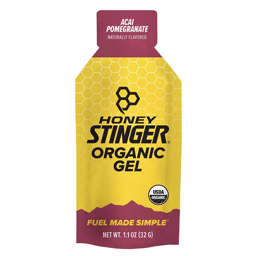 Honey Stinger Organic Gel, Acai & Pomegranate 24 1.3oz Packets