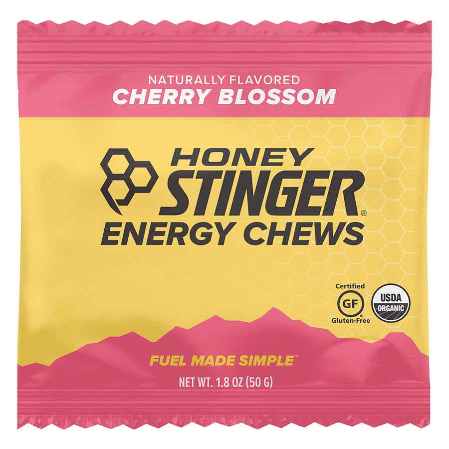 Honey Stinger Organic Energy Chews, Cherry Blossom, 12pcs