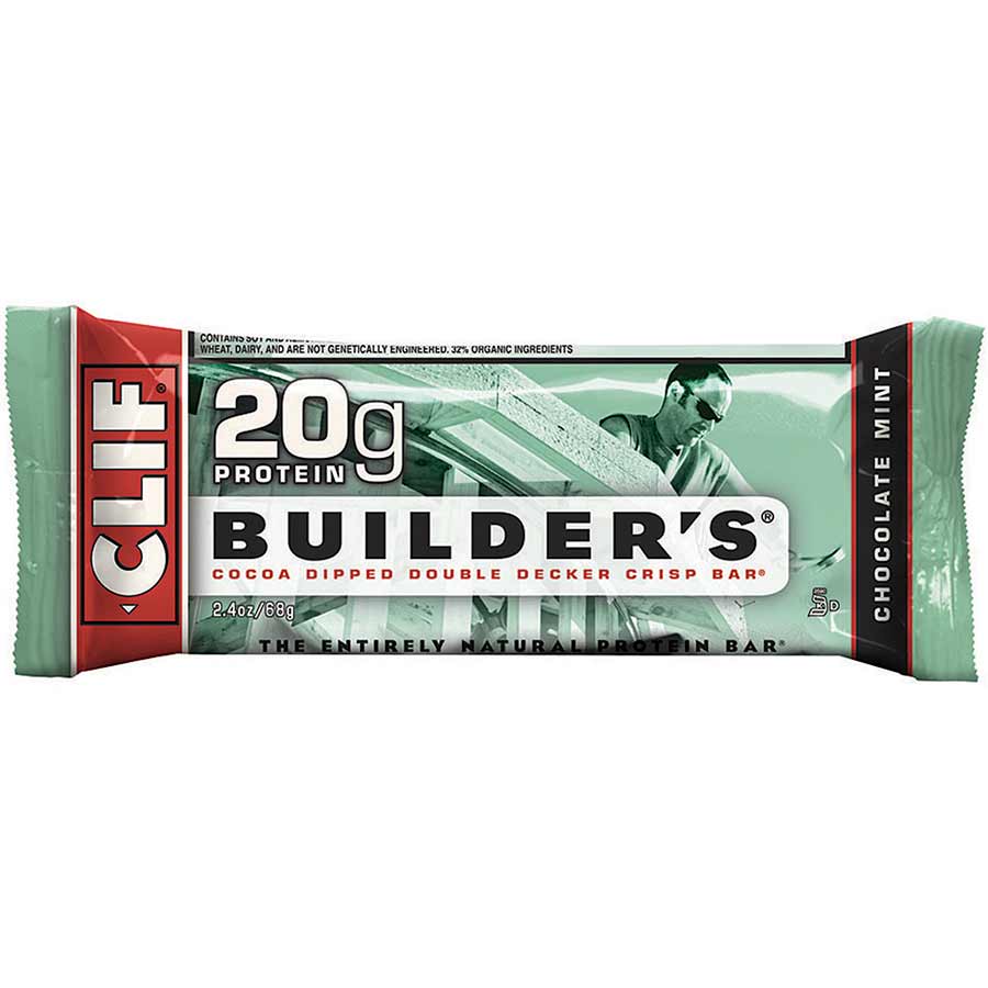 Clif Builder's Bar, Chocolate Mint, 12pcs