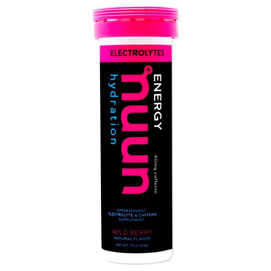 Nuun Sport w/ Caffeine Tablets, Wild berry, Box of 8, 10 servings