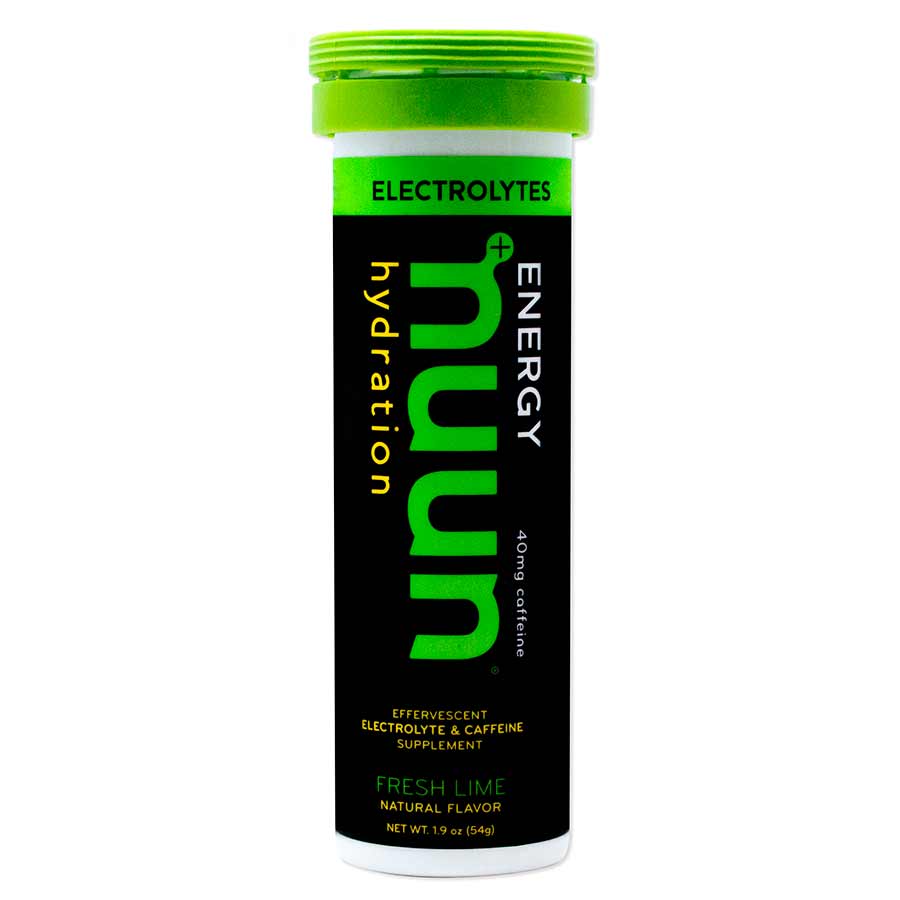 Nuun Sport w/ Caffeine Tablets, Fresh Lime, Box of 8, 10 servings