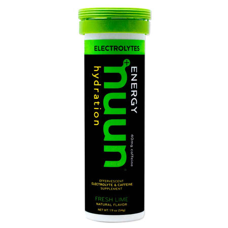 Nuun Sport w/ Caffeine Tablets, Fresh Lime, Box of 8, 10 servings