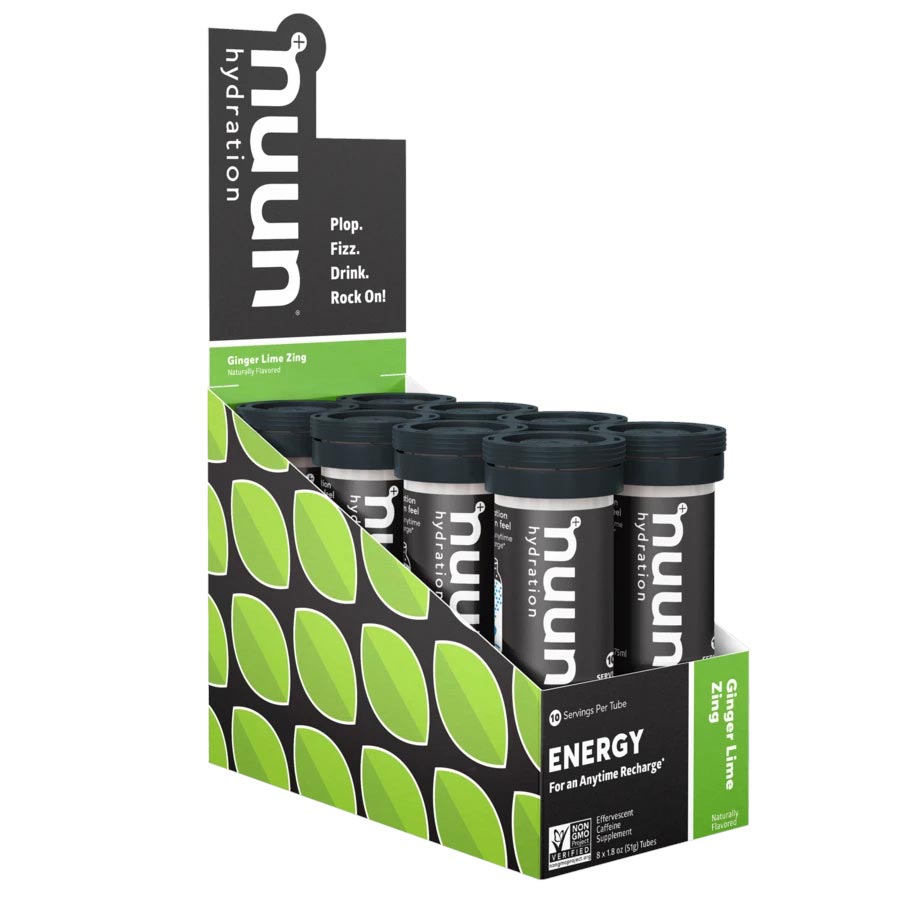 Nuun Energy Tablets, Ginger Lime Zing, 8 servings