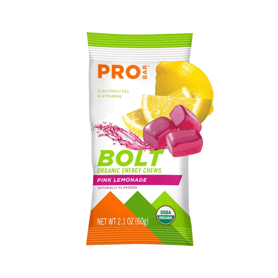 ProBar Bolt Energy Chews, Pink Lemonade, 12pcs