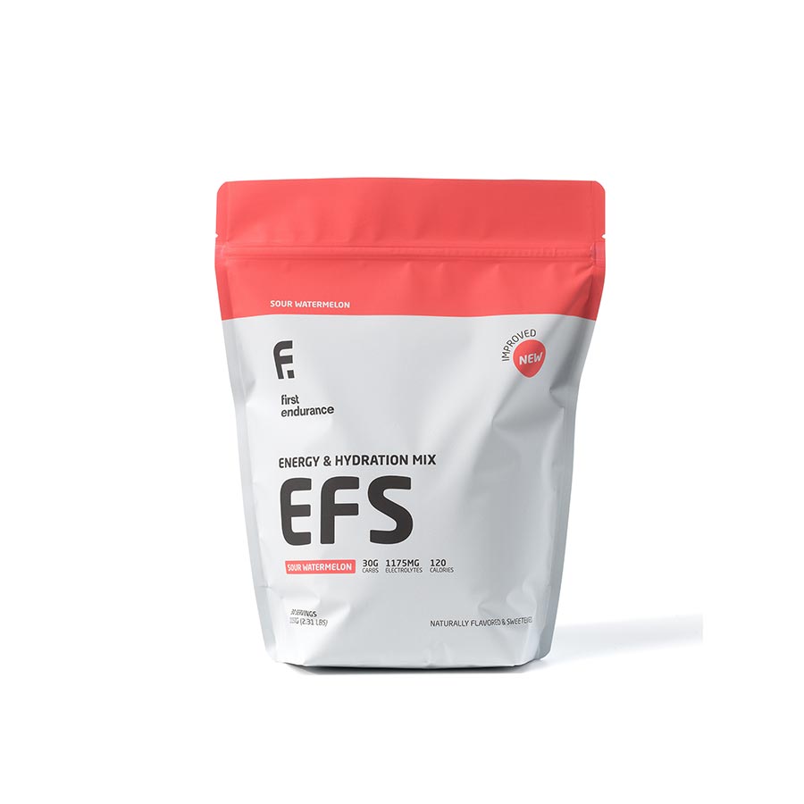 1st Endurance EFS Energy & Hydration Mix, Sour Watermelon, Pouch, 30 servings