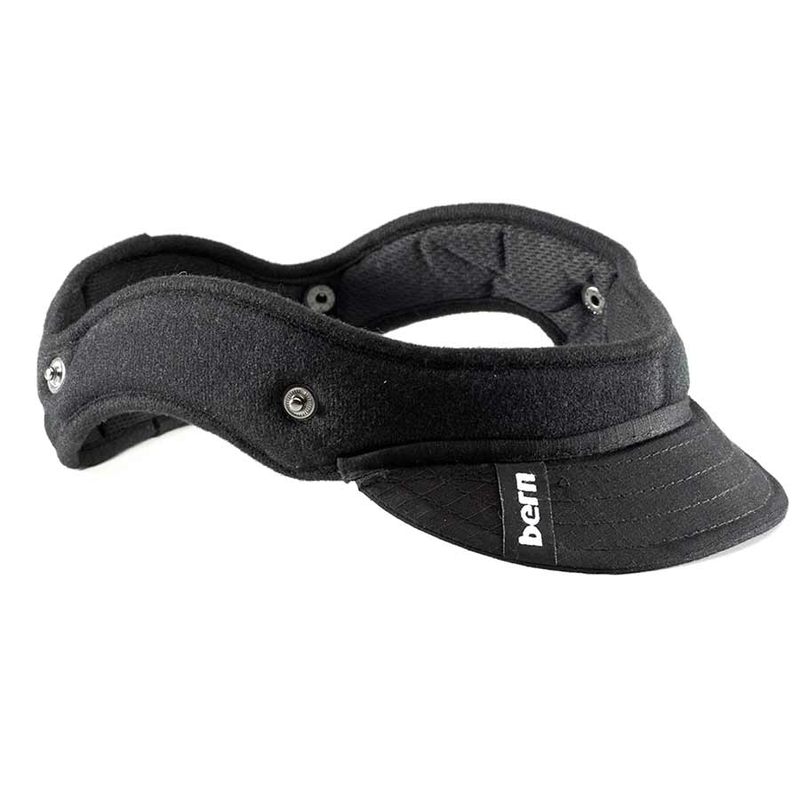 Bern Nino Warm Weather Liner with Visor, Black with Visor, XSS