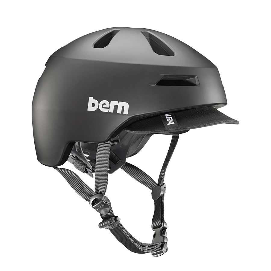 Bern Brentwood 2.0 Bike Helmet, Matt Black, M, 55.5 - 59cm