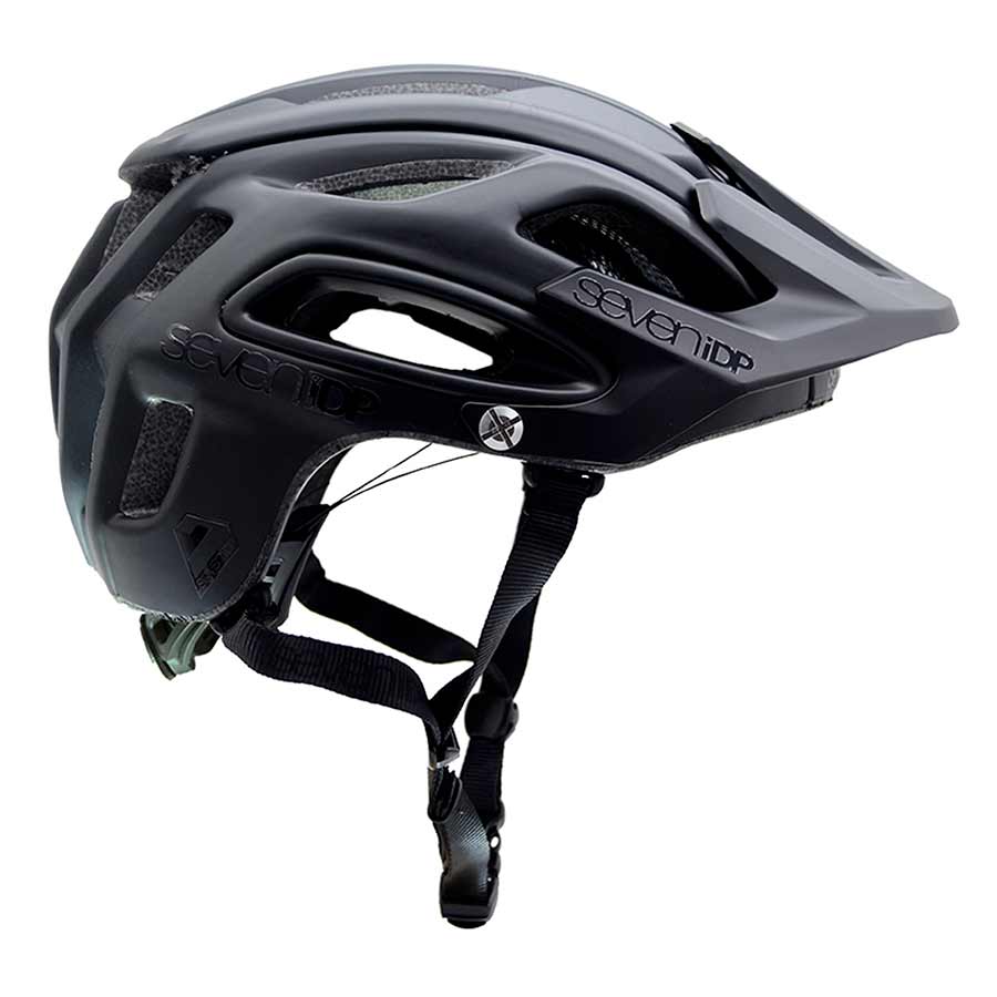 7iDP M2 MTB Helmet, Matt Black/Gloss Black, ML, 56 - 59cm