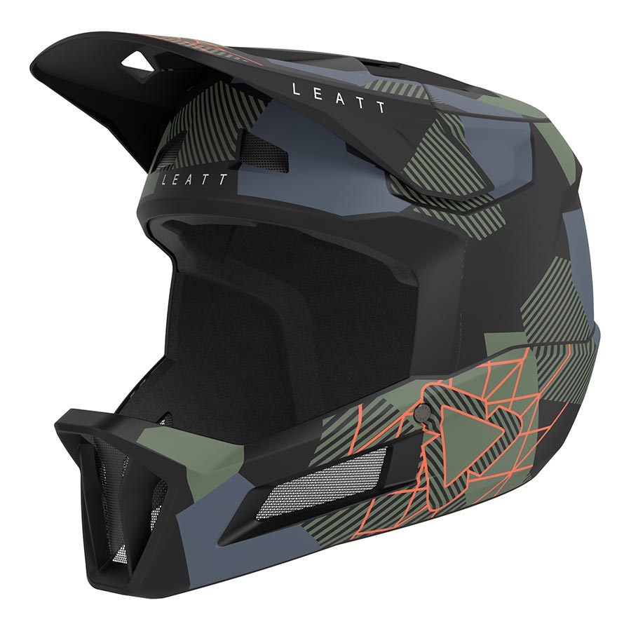 Leatt MTB Gravity 2.0 Men Full Face Helmets, Camo XS 53-54cm