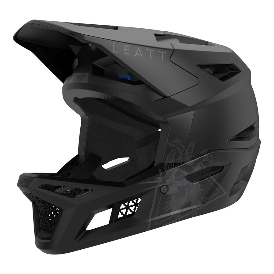 Leatt MTB Gravity 4.0 Men Full Face Helmets, Stealth, L, 59-60cm