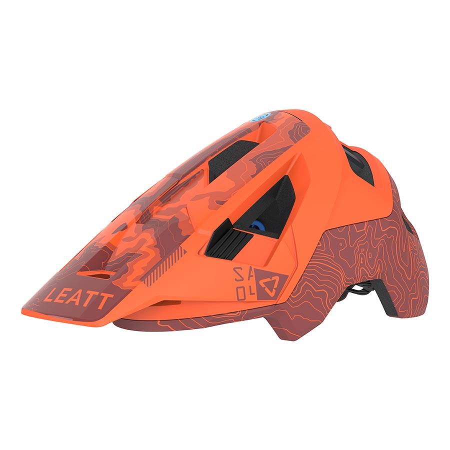 Leatt MTB AllMtn 4.0 Men Mountain Bike Helmets, Flame, L, 59-63cm