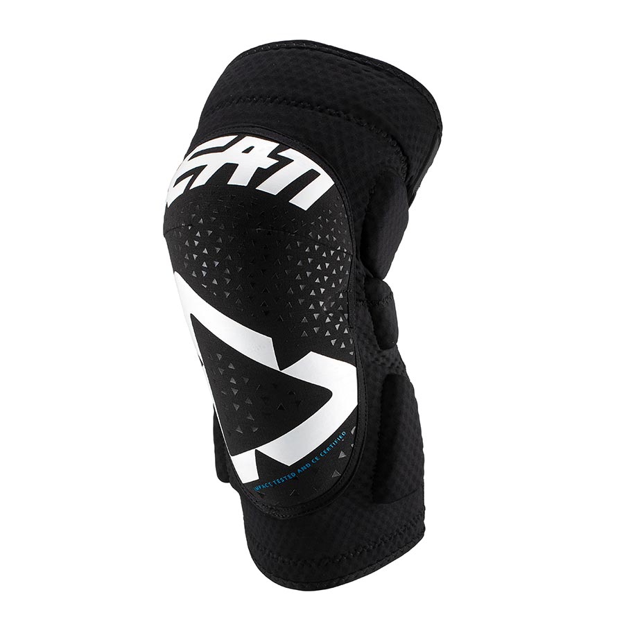 Leatt 3DF 5.0 Jr Knee Guard, White/Black, M, Pair