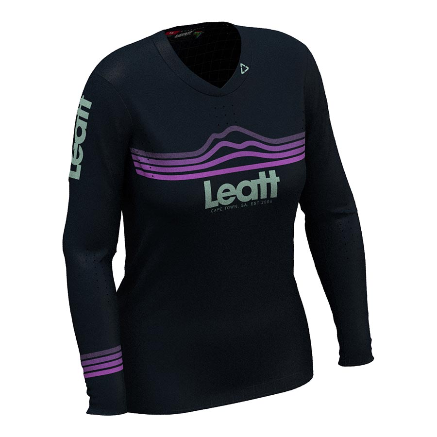 Leatt MTB Gravity 4.0 Women Jersey, Black, L