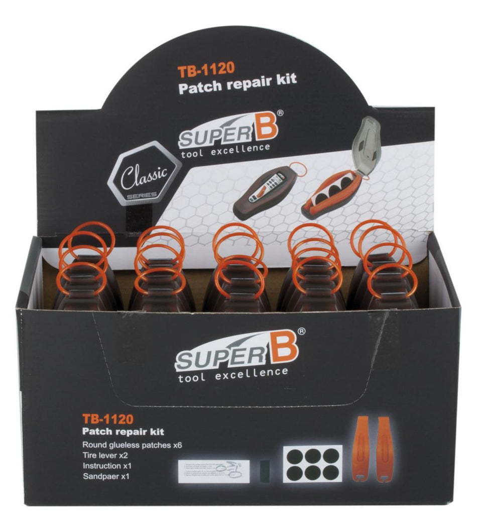 Super B Bicycle Tube Patch Kit Bulk Box