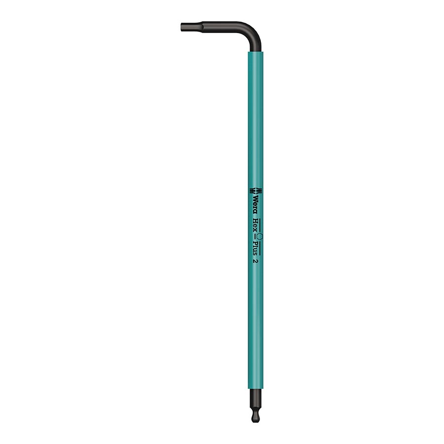 Wera 950 SPKL Hex Wrench, 2.0mm Long Arm, Metric