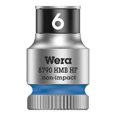 Wera 8790 HMB HF Zyklop Socket, 6.0mm Socket with HF