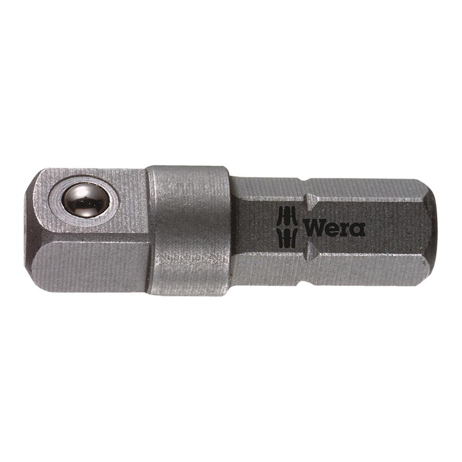 Wera 870/1 Adaptor, 1/4'' Hex drive to 1/4'' Square