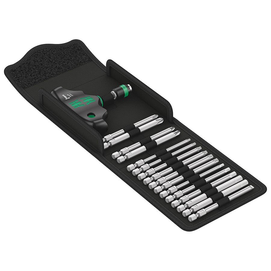 Wera Kraftform Kompakt 400 Tool Set, 1/4'' Hex, Kit