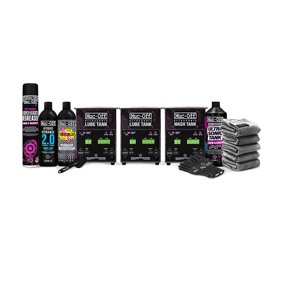 Muc-Off Ultrasonic Tank Cleaner, Chain Cleaning Tanks, Kit