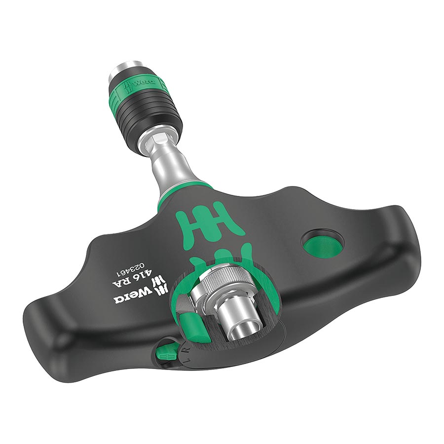 Wera 416 RA T-HandleÂ Screwdriver, Ratcheting action L and R