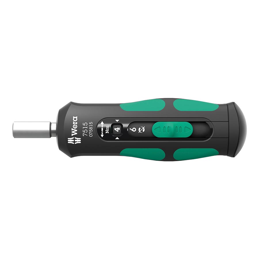 Wera 7515 Kraftform Safe-Torque Screwdriver, : 1/4'' Hex, : Nm